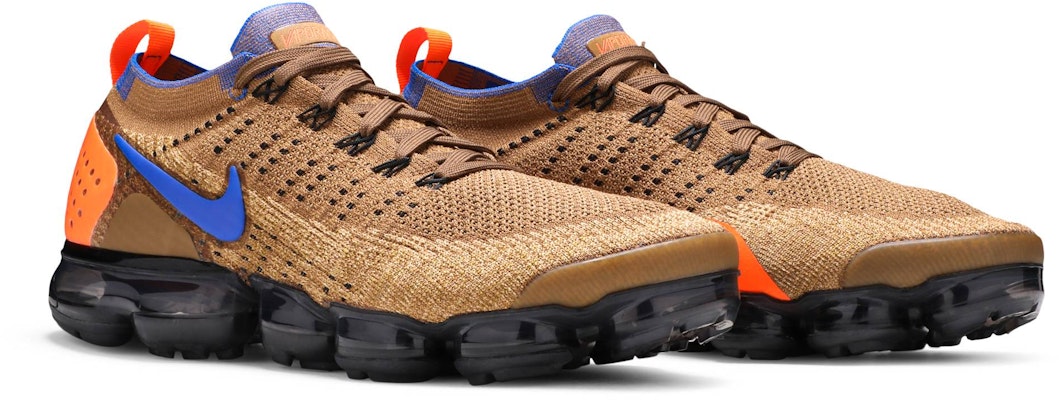 耐吉 Air VaporMax Flyknit 2 金褐色 飛速藍 942842-203 Cheap 耐吉 Air VaporMax Flyknit 2 金褐色 飛速藍 942842-203