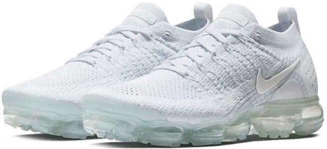 Nike Air VaporMax Flyknit 2 白色純白金 型號942842-100 Lookbook Nike Air VaporMax Flyknit 2 白色純白金 型號942842-100