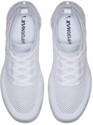 Nike Air VaporMax Flyknit 2 White Pure Platinum 942842-100 Shop Nike Air VaporMax Flyknit 2 White Pure Platinum 942842-100
