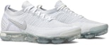 Cheap Nike Air VaporMax Flyknit 2 Putih Abu-Abu Muda 942842-105