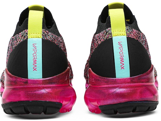 Air vapormax flyknit top 3 women's black/black/pink blast