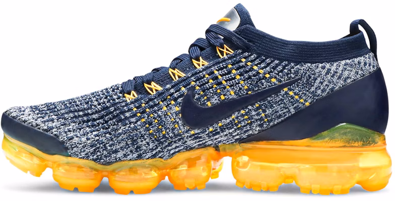 Nike Air VaporMax Flyknit 3 'College Navy Orange' AJ6900-400 Lookbook Nike Air VaporMax Flyknit 3 'College Navy Orange' AJ6900-400