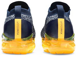 Nike Air VaporMax Flyknit 3 'College Navy Orange' Sepatu Pria. AJ6900-400 Details for Nike Air VaporMax Flyknit 3 'College Navy Orange' Sepatu Pria. AJ6900-400