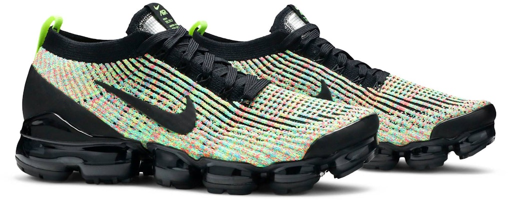 Nike Air VaporMax 3.0 防滑耐磨減震 低筒 跑步鞋 男款 黑綠 Cheap Nike Air VaporMax 3.0 防滑耐磨減震 低筒 跑步鞋 男款 黑綠