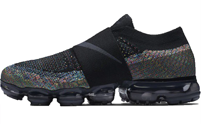 耐克Air VaporMax Flyknit 黑彩虹 AA4155-003-YC Buy 耐克Air VaporMax Flyknit 黑彩虹 AA4155-003-YC