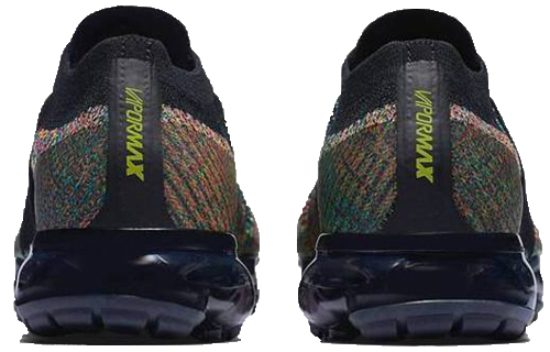 Shop 耐克Air VaporMax Flyknit 黑彩虹 AA4155-003-YC