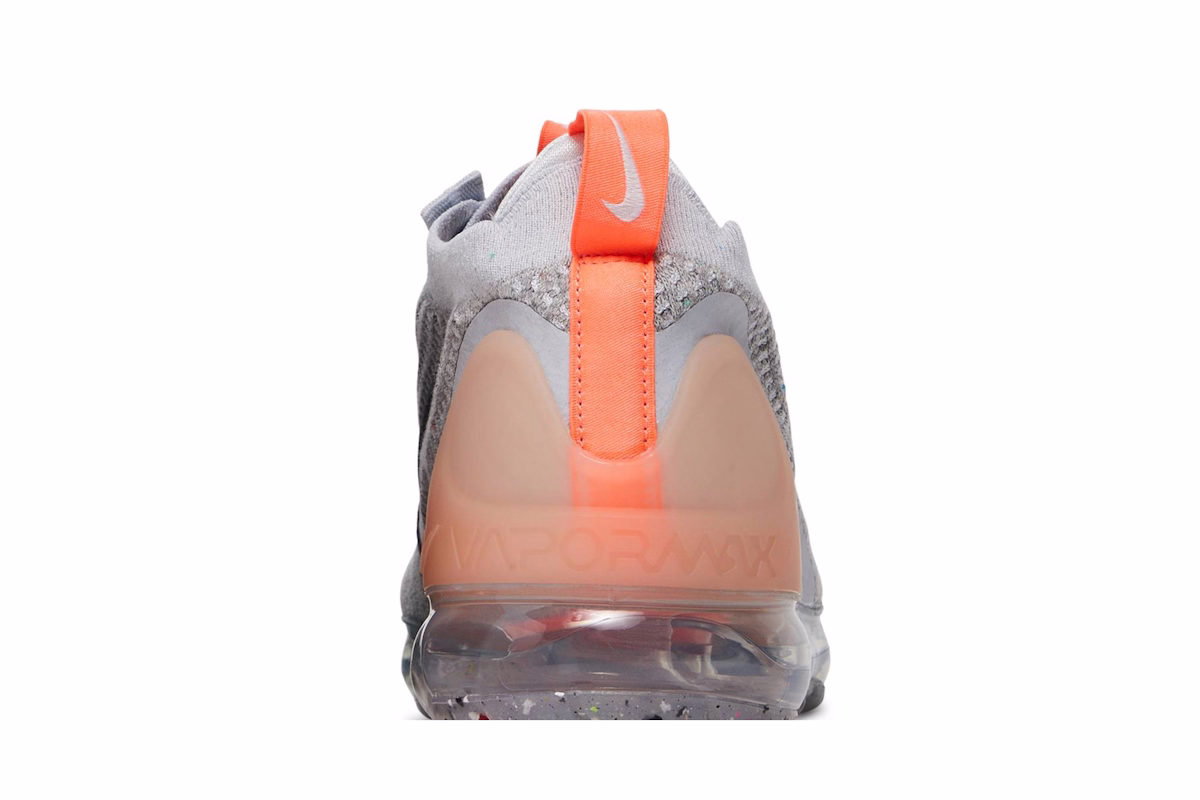Nike Air VaporMax Flyknit 'Grey Fog Bright Mango' 2021
