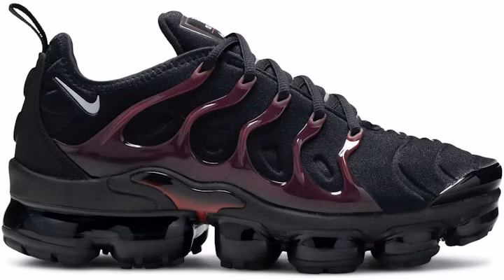 Air vapormax plus black noble red best sale