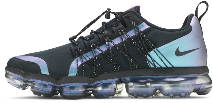 Black & purple air vapormax run utility sneakers deals
