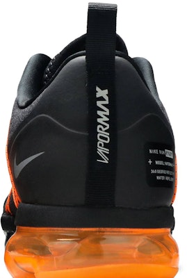 Air vapormax run shop utility black orange