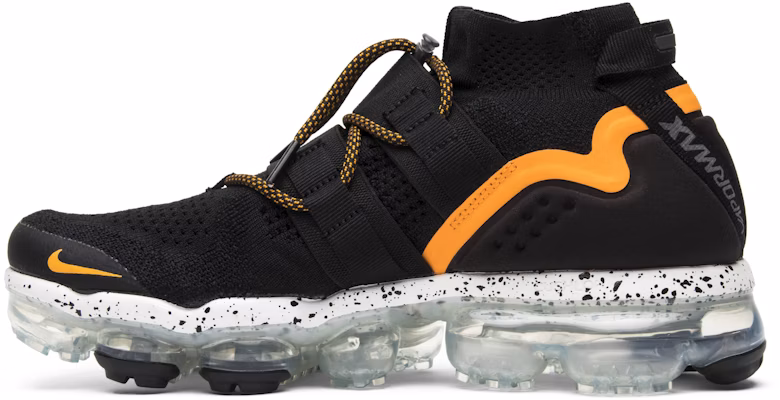 Nike Air VaporMax Utility Hitam Kulit Jeruk Oranye AH6834-008 Lookbook Nike Air VaporMax Utility Hitam Kulit Jeruk Oranye AH6834-008