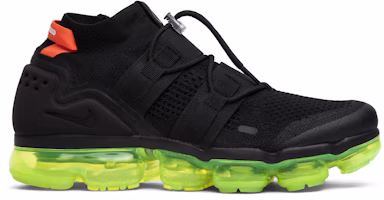 Nike Air VaporMax Utility Black Volt Bright Crimson AH6834-007 Nike Air VaporMax Utility Black Volt Bright Crimson AH6834-007