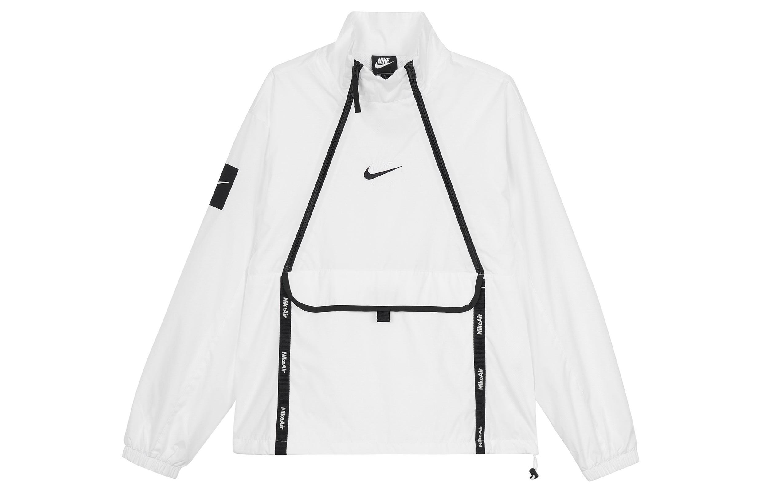 Nike Air White Relaxed Fit Stand Collar Fashion Jacket CU4119-100 圖 2