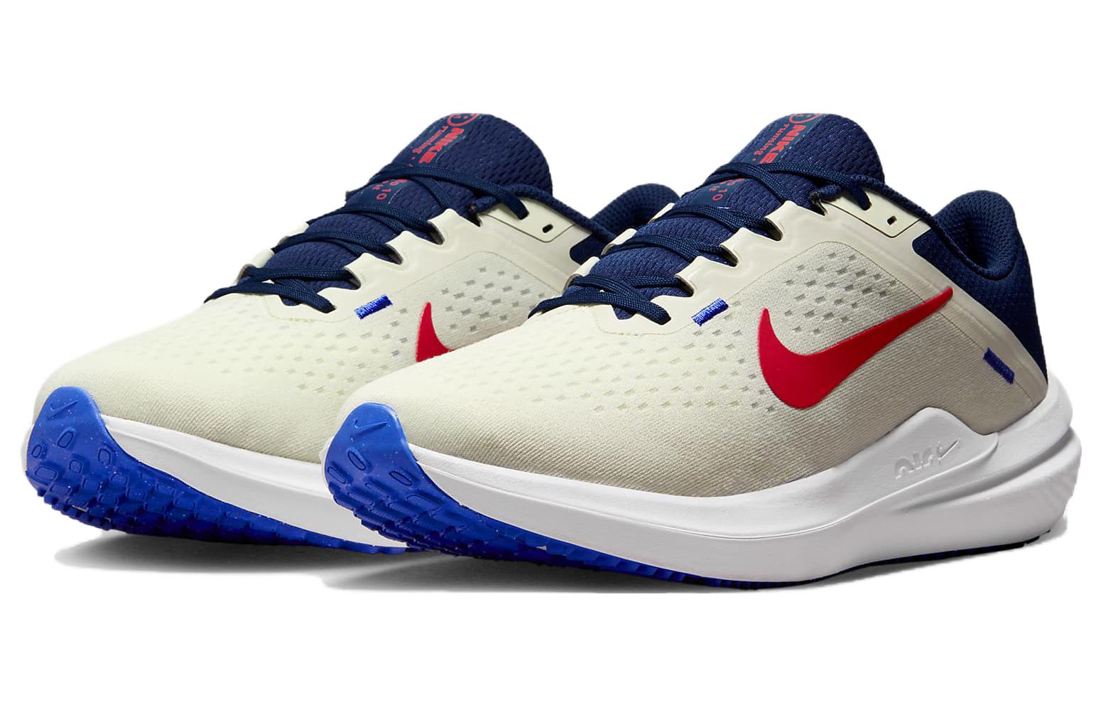 Lookbook Nike Air Winflo 10 運動舒適 耐磨減震 低幫 跑步鞋 男款 藍青色