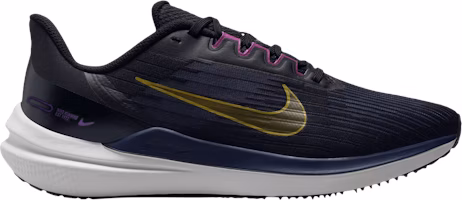 Nike Air Winflo 9 'Black Gold Suede' DD6203-007 Nike Air Winflo 9 'Black Gold Suede' DD6203-007