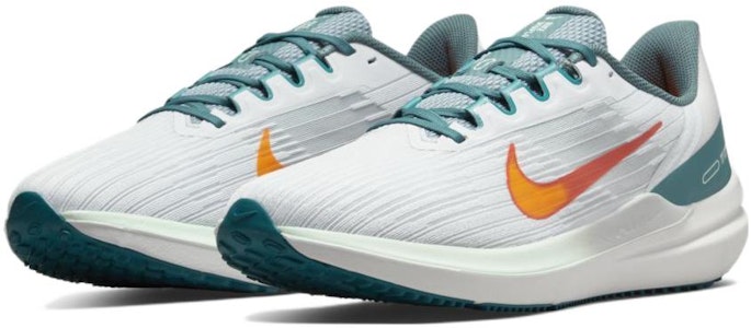 ナイキ エア ウィンフロー 9 "プラチナ/オレンジ" DD6203-005 Lookbook ナイキ エア ウィンフロー 9 "プラチナ/オレンジ" DD6203-005