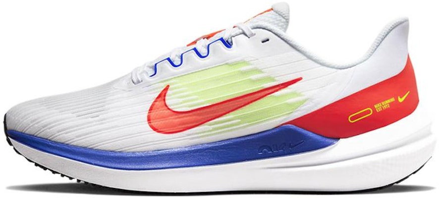 Nike Air Winflo 9 Merah Terang Biru Pelumba DX3355-100 Buy Nike Air Winflo 9 Merah Terang Biru Pelumba DX3355-100