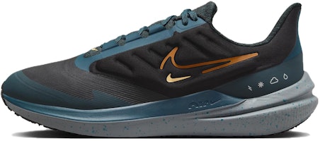 Nike Air Winflo 9 Shield 'Black Deep Jungle' DM1106-002 Nike Air Winflo 9 Shield 'Black Deep Jungle' DM1106-002