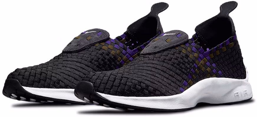 Nike Air Woven 'Hitam Ungu Lapangan' DN1773-010 Lookbook Nike Air Woven 'Hitam Ungu Lapangan' DN1773-010