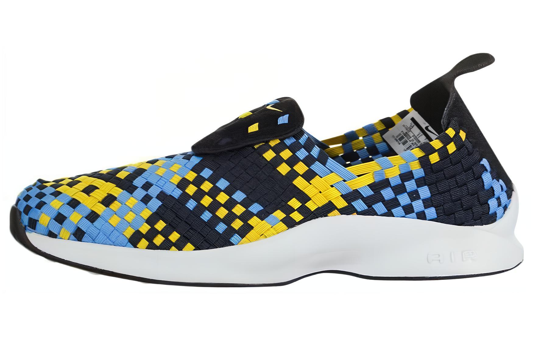 Buy 耐吉黑色編織 Tour 舒適 百搭 休閒 減震 耐磨 透氣 低幫 生活休閒鞋 男款黑黃