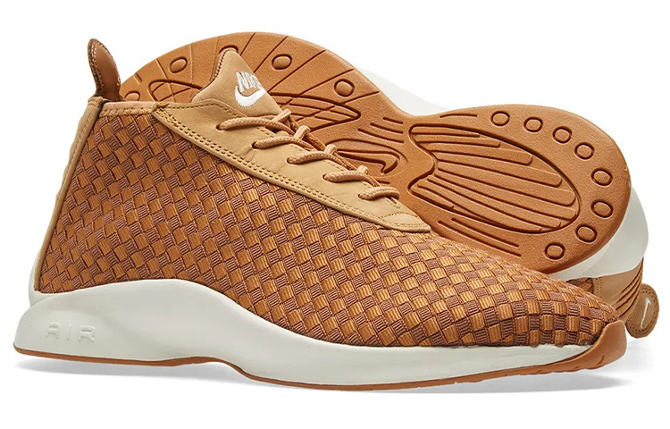 Shop 耐吉 Air Woven Boot 編織鞋面 防滑透氣 中幫運動鞋 小麥色