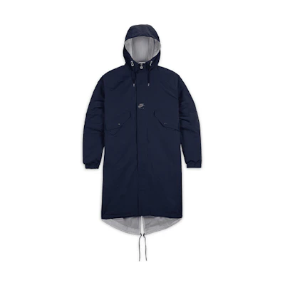 Nike Air Kim Jones Reversible Mid-Length Hoodie Jacket Blue White Unisex Asia Edition DC9983-451
