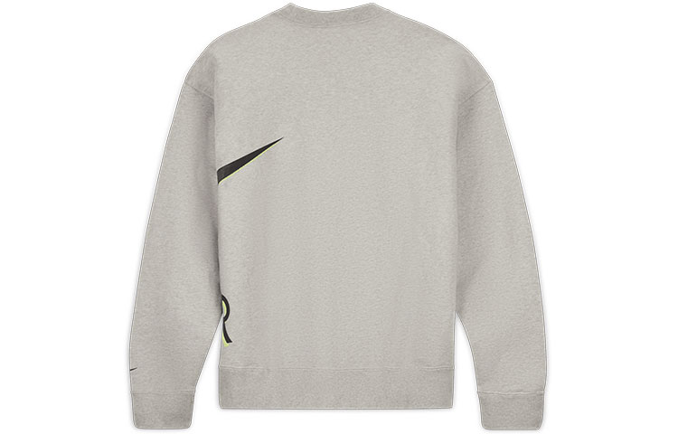 Nike Air Kim Jones Vintage Logo Fleece Sweatshirt Unisex Grey Asia Edition DD0693-050 圖 3