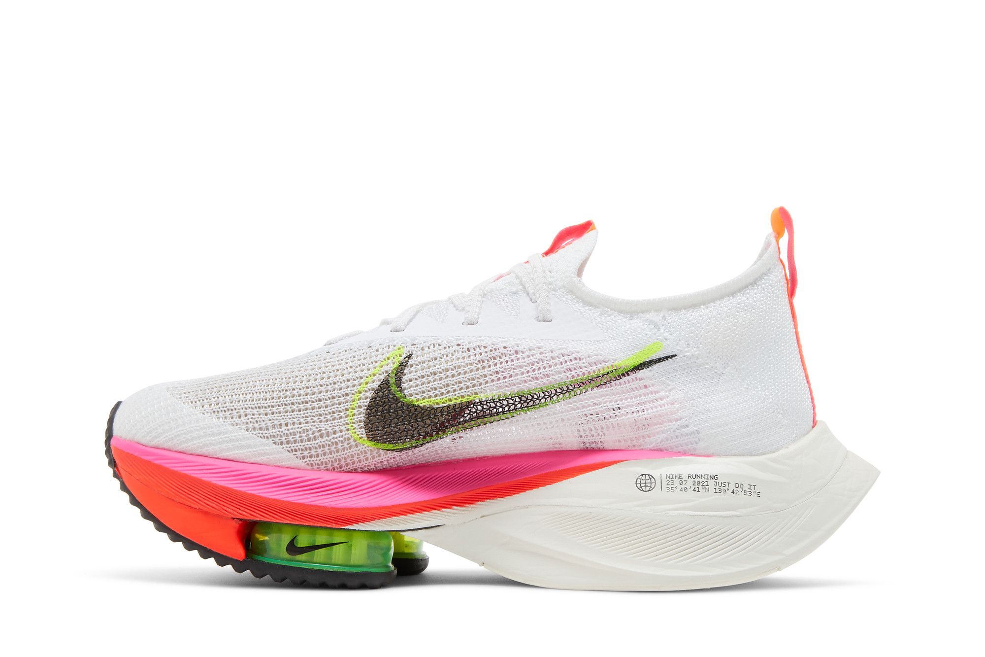 Shop 耐吉 Air Zoom Alphafly Next% Flyknit ‘白粉’ DJ5455-100