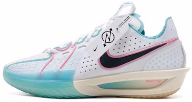Nike Air Zoom GT Cut 3 EP 'White Teal Playful Pink' HM3699-161 Nike Air Zoom GT Cut 3 EP 'White Teal Playful Pink' HM3699-161