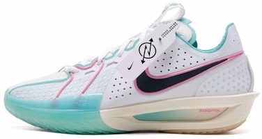 Nike Air Zoom GT Cut 3 EP 'White Teal Playful Pink' HM3699-161 Nike Air Zoom GT Cut 3 EP 'White Teal Playful Pink' HM3699-161