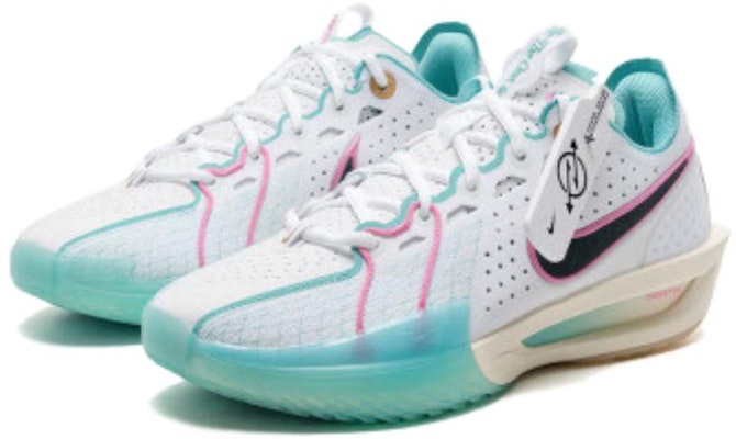 Nike Air Zoom GT Cut 3 EP 'White Teal Playful Pink' HM3699-161 Lookbook Nike Air Zoom GT Cut 3 EP 'White Teal Playful Pink' HM3699-161