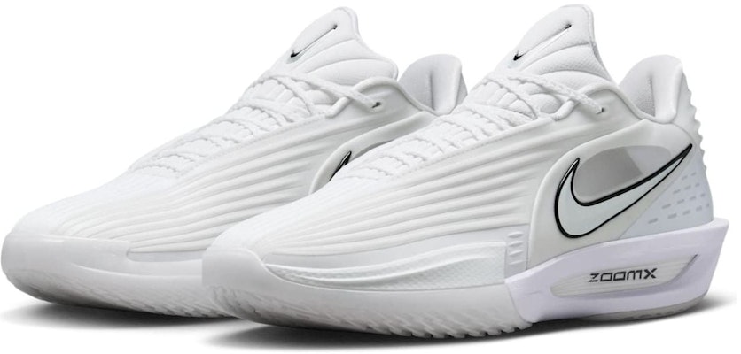 Nike Air Zoom GT Cut 3 Turbo 'White Metallic Silver' HV9919-101/HV9918-101 Lookbook Nike Air Zoom GT Cut 3 Turbo 'White Metallic Silver' HV9919-101/HV9918-101