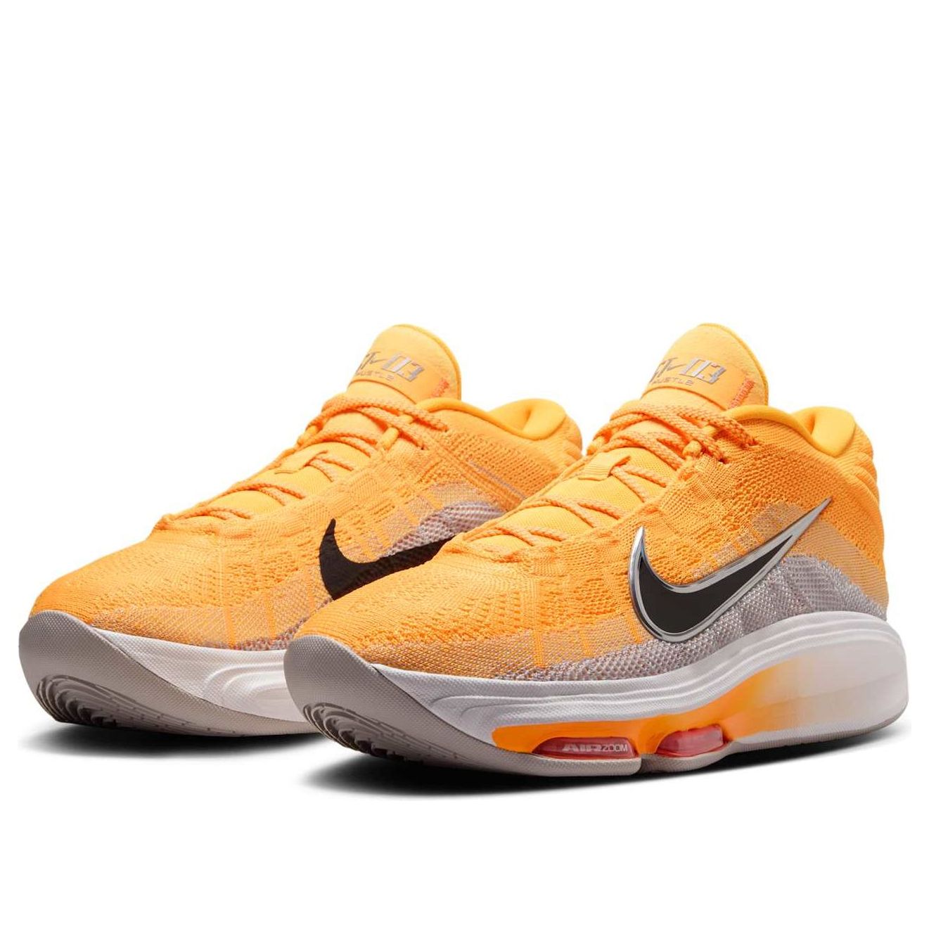 Lookbook Nike Air Zoom GT Hustle 3 激光橘金屬銀 FV5953-800/FV5952-800