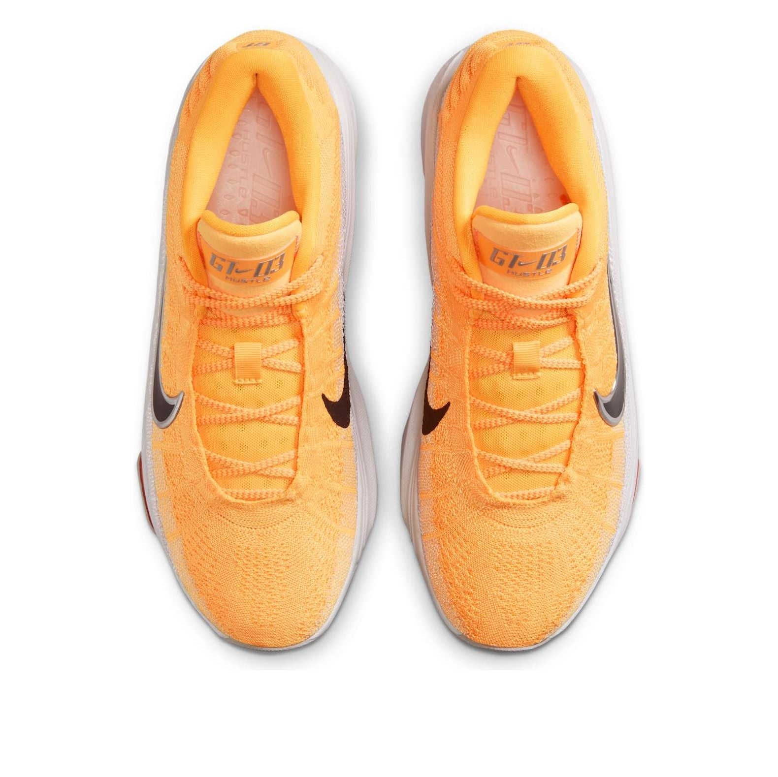 Shop Nike Air Zoom GT Hustle 3 激光橘金屬銀 FV5953-800/FV5952-800