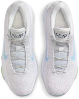 Shop 耐克Air Zoom GT Hustle 3純白金與冰川藍運動鞋 FV5953-004/FV5952-004