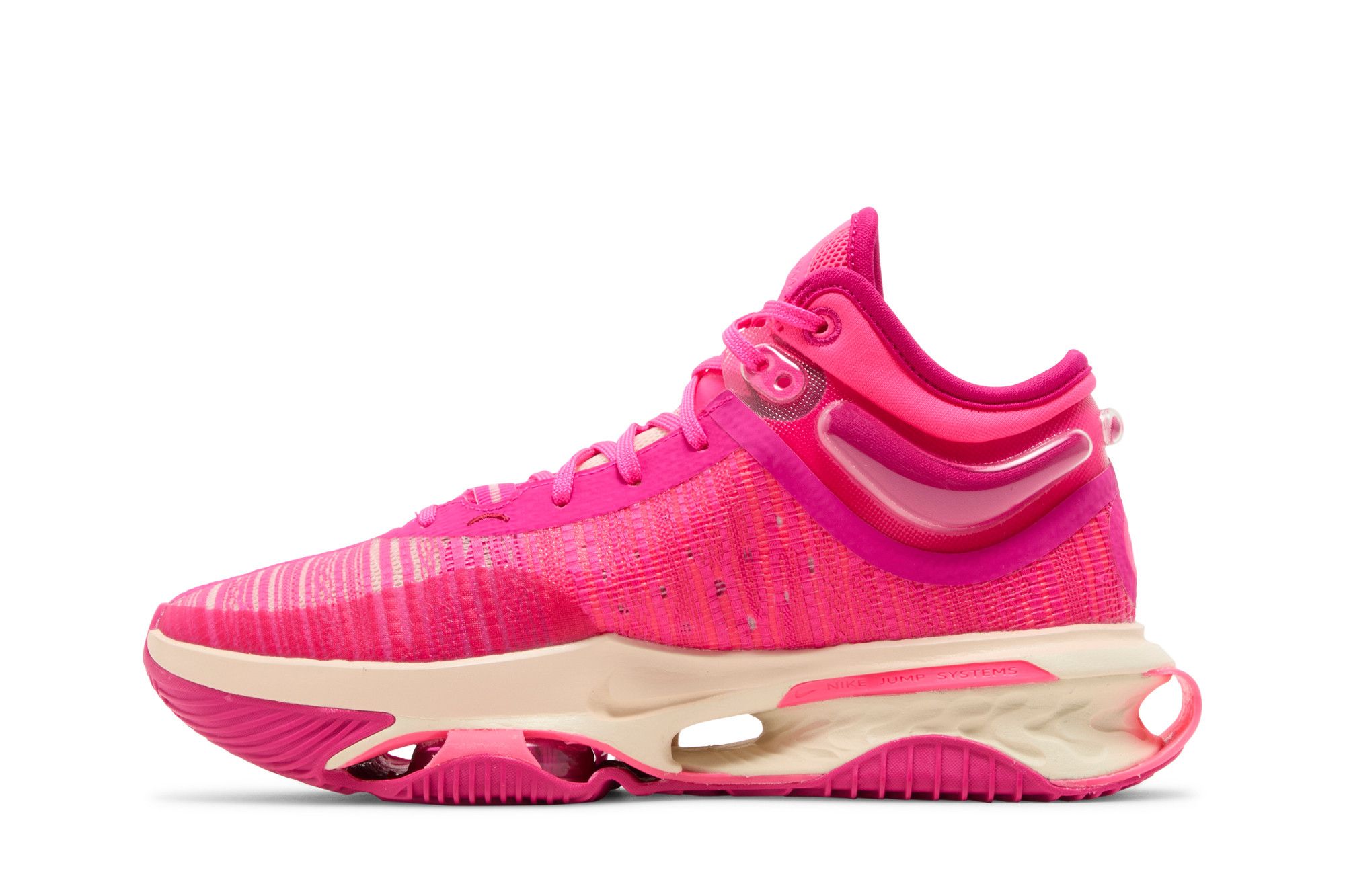 Lookbook Nike Air Zoom GT Jump 2 EP 'Hyper Pink' Sepatu Basket Wanita DJ9432-601