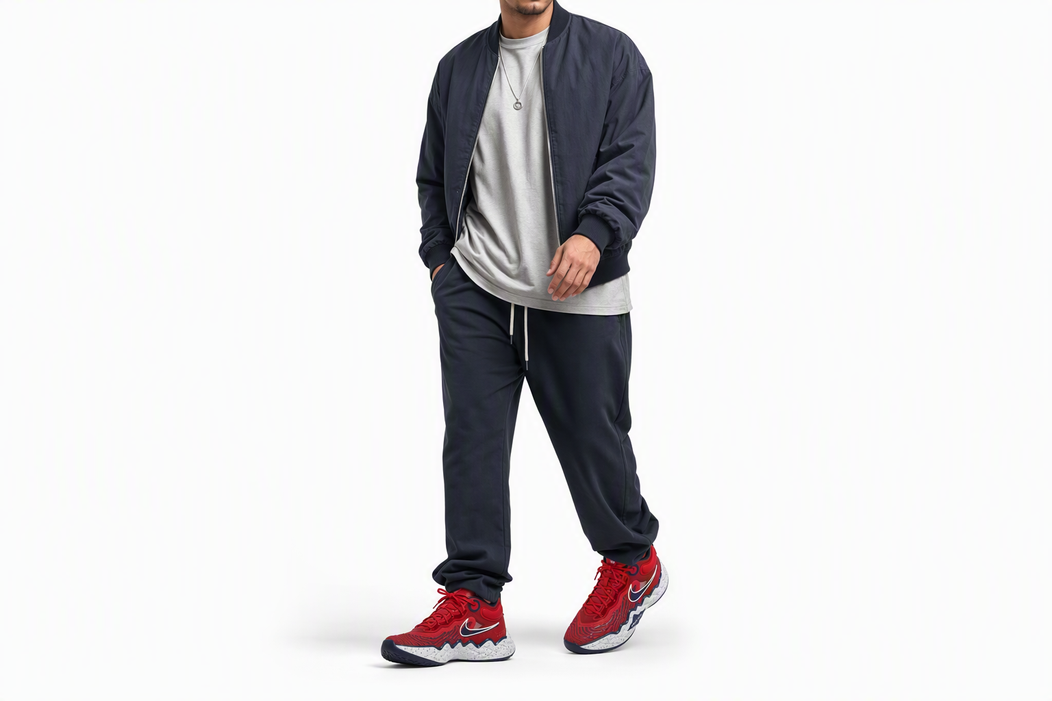 Order Nike Air Zoom G.T. Run 團隊美國 低筒 復古籃球鞋 男款 紅藍 海外版