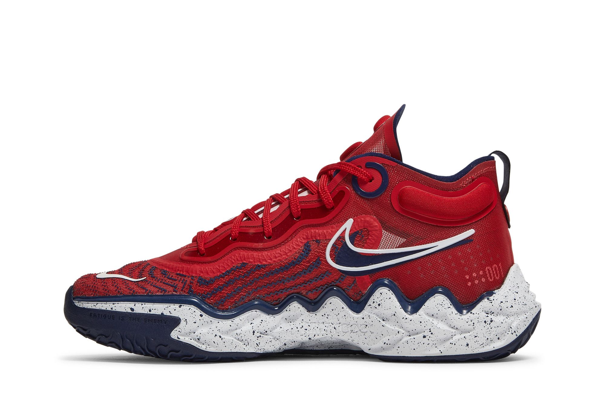Shop Nike Air Zoom G.T. Run 團隊美國 低筒 復古籃球鞋 男款 紅藍 海外版