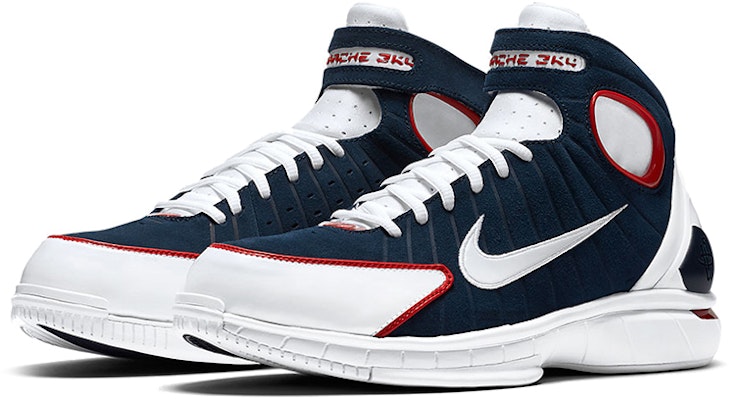 Nike Air Zoom Huarache 2K4 'Navy White Red' 2016 308475-400 Lookbook Nike Air Zoom Huarache 2K4 'Navy White Red' 2016 308475-400