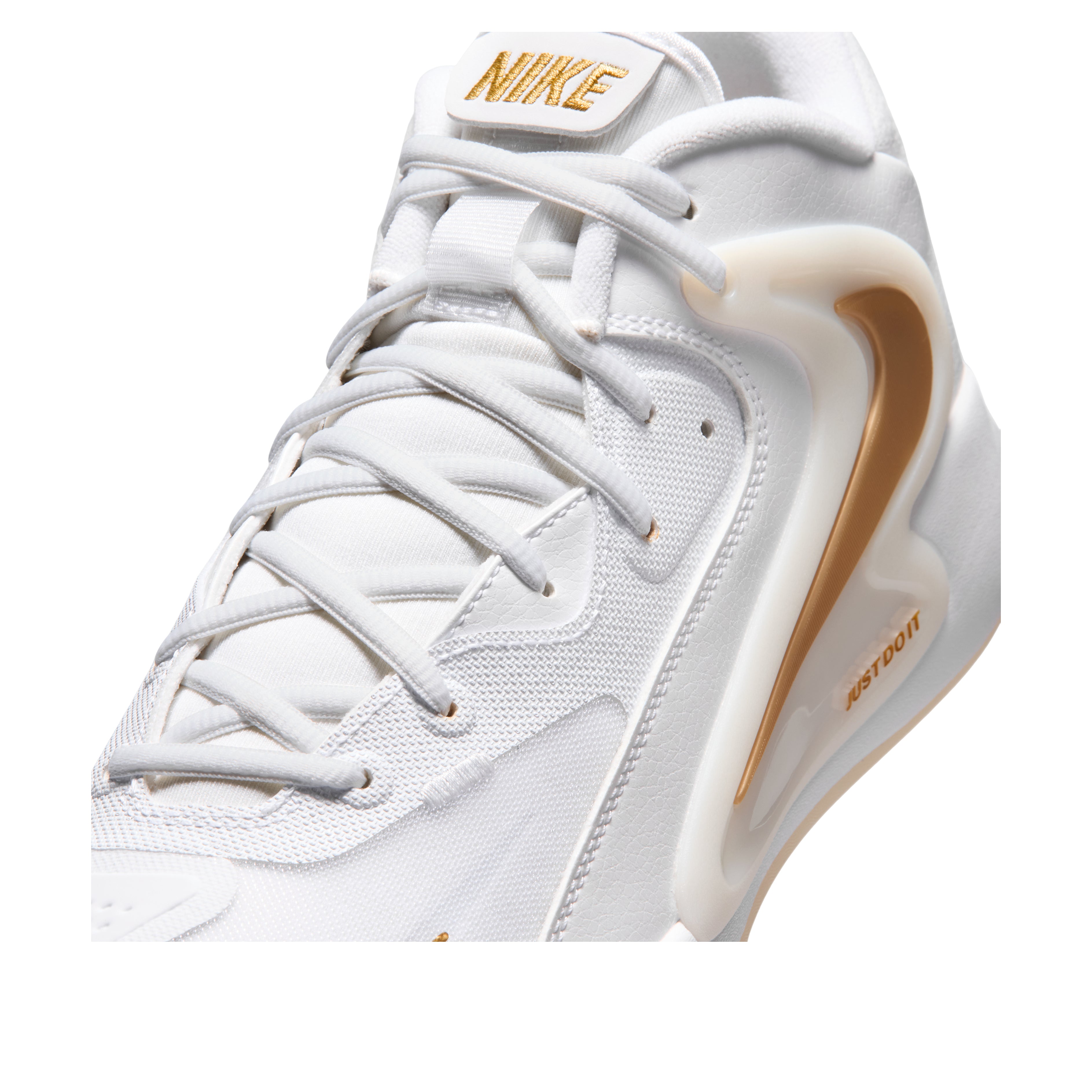 Sizing Nike Air Zoom HyperSet 2 IC ''Weiß Metallic Gold'' FQ7070-104