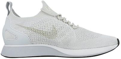 Order 耐吉 Air Zoom Mariah Flyknit Racer 透氣低筒休閒跑步鞋 白金色
