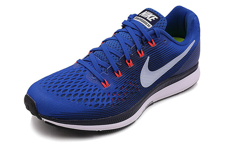 Lookbook Nike Air Zoom Pegasus 34 'Blue Jay' Sepatu Lari Pria Biru 880555-402