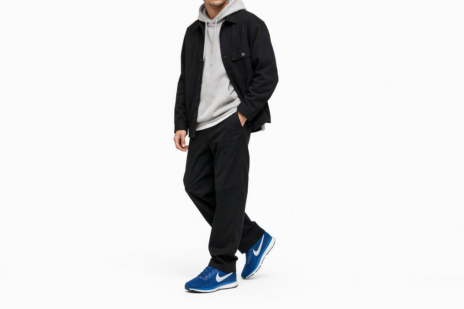 Order Nike Air Zoom Pegasus 34 舒適百搭 時尚 減震耐磨 低筒 跑步鞋 男款 藍色
