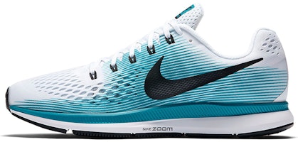 Nike Air Zoom Pegasus 34 'White Blue' 880555-101 Nike Air Zoom Pegasus 34 'White Blue' 880555-101