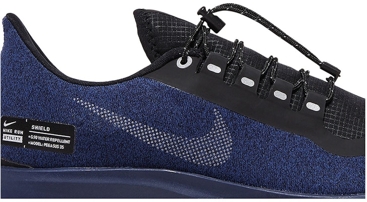 Nike Pegasus 35 Shield 減震防滑耐磨 低筒 跑步鞋 黑藍 Order Nike Pegasus 35 Shield 減震防滑耐磨 低筒 跑步鞋 黑藍
