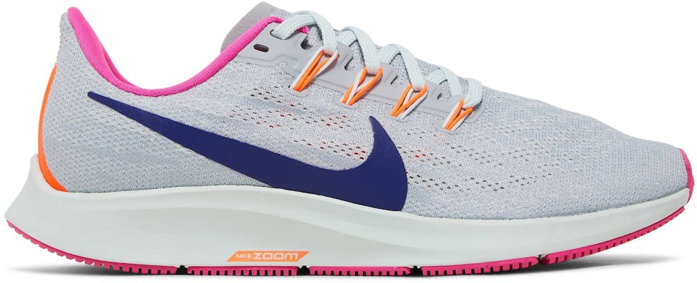 Women Nike Air Zoom Pegasus 36 Wolf Grey Regency Purple CK4473