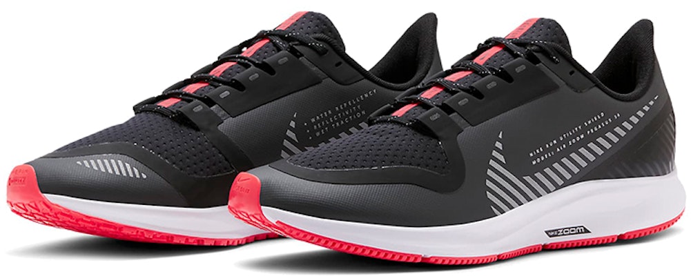 나이키 에어 줌 페가수스 36 쉴드 '다크 스모크 그레이 실버' AQ8005-004 Lookbook 나이키 에어 줌 페가수스 36 쉴드 '다크 스모크 그레이 실버' AQ8005-004