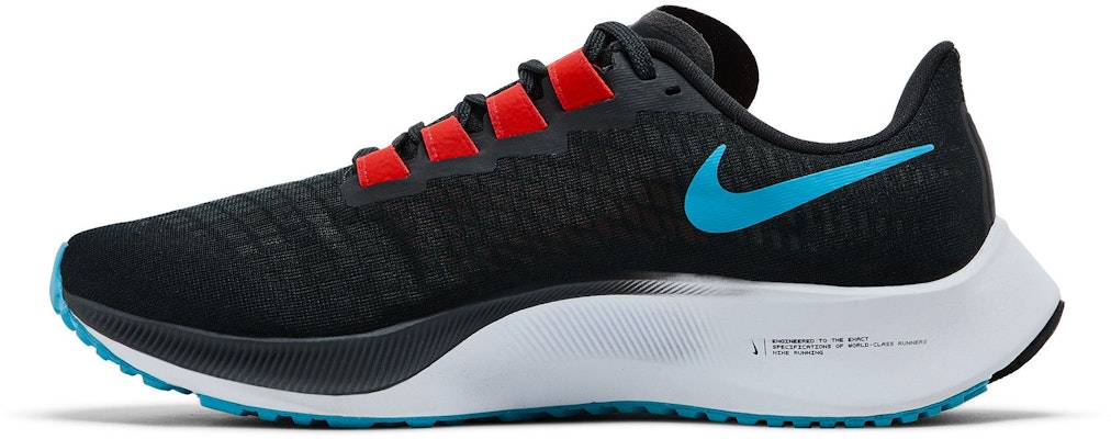 耐吉 Air Zoom Pegasus 37 'Off Noir Light Blue Fury' BQ9646-011 Lookbook 耐吉 Air Zoom Pegasus 37 'Off Noir Light Blue Fury' BQ9646-011