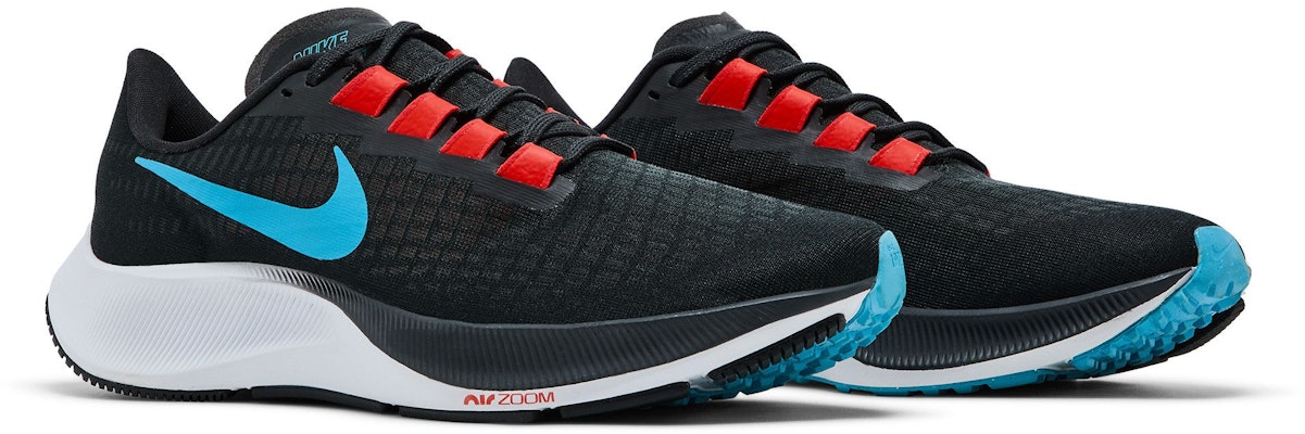 耐吉 Air Zoom Pegasus 37 'Off Noir Light Blue Fury' BQ9646-011 Cheap 耐吉 Air Zoom Pegasus 37 'Off Noir Light Blue Fury' BQ9646-011