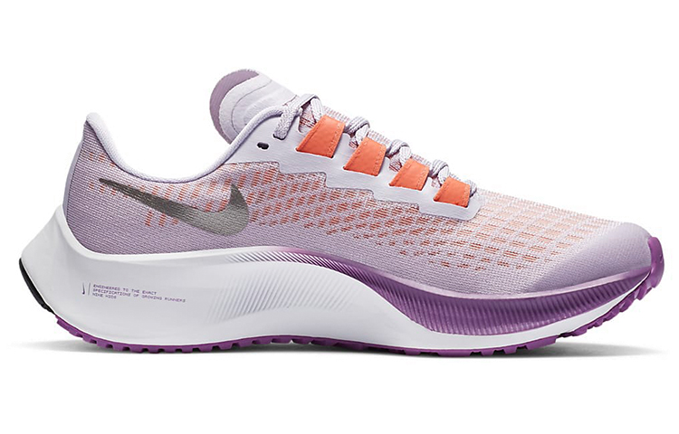 (Youth) Nike Air Zoom Pegasus 37 'White Orange Purple' 圖 2